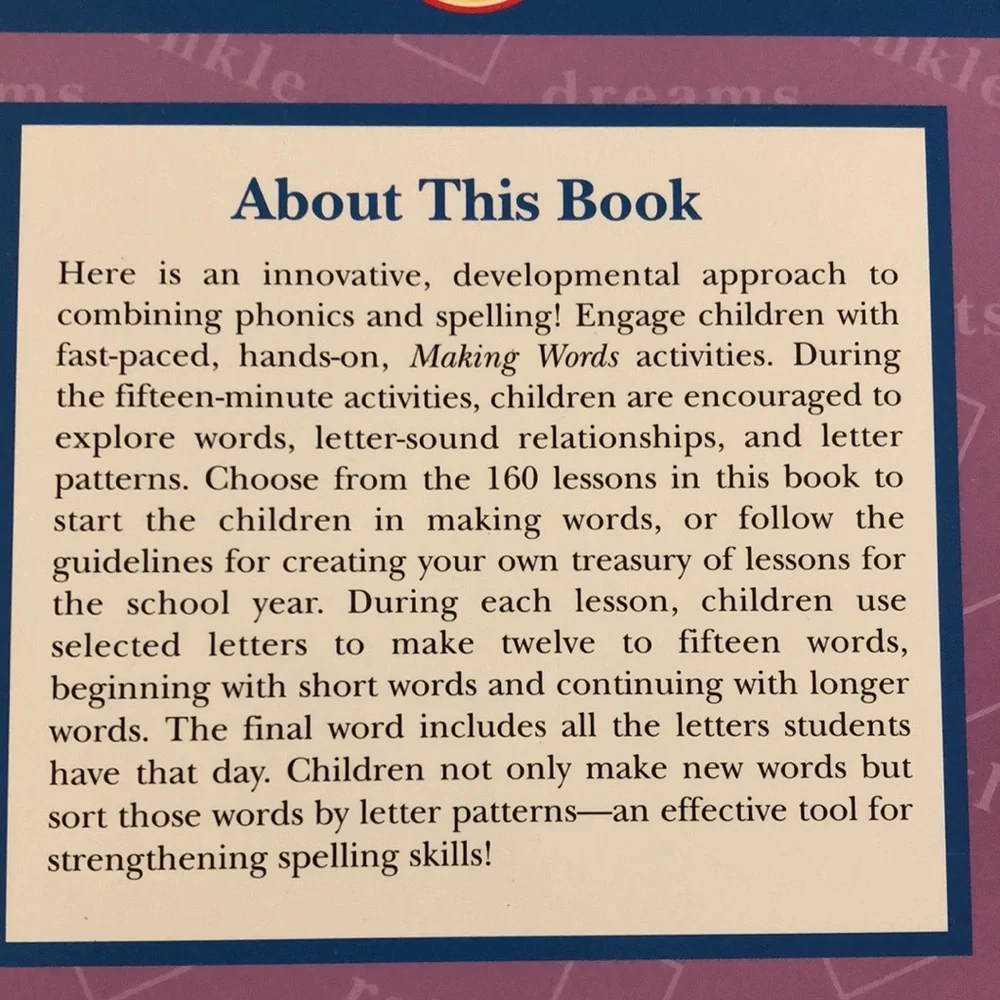 Carson Dellosa Making Words  GA1498 - Picture 5 of 7